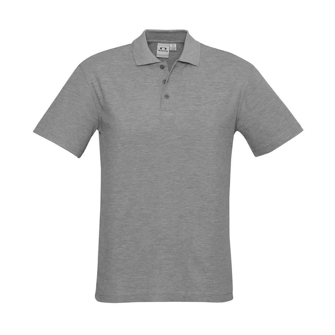 Biz Collection The Crew Polo | Mens | Short Sleeve Grey Marle Shirts & Tops