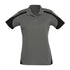 Biz Collection The Talon Polo | Ladies | Short Sleeve Ash/Black Shirts & Tops