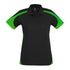Biz Collection The Talon Polo | Ladies | Short Sleeve Black/Green Shirts & Tops