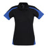 Biz Collection The Talon Polo | Ladies | Short Sleeve Black/Royal Shirts & Tops
