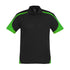 Biz Collection The Talon Polo | Mens | Short Sleeve Black/Green Shirts & Tops