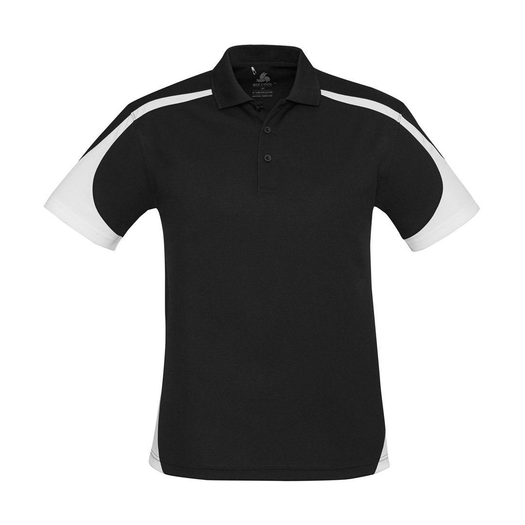 Biz Collection The Talon Polo | Mens | Short Sleeve Black/White Shirts & Tops