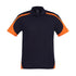 Biz Collection The Talon Polo | Mens | Short Sleeve Navy/Orange Shirts & Tops