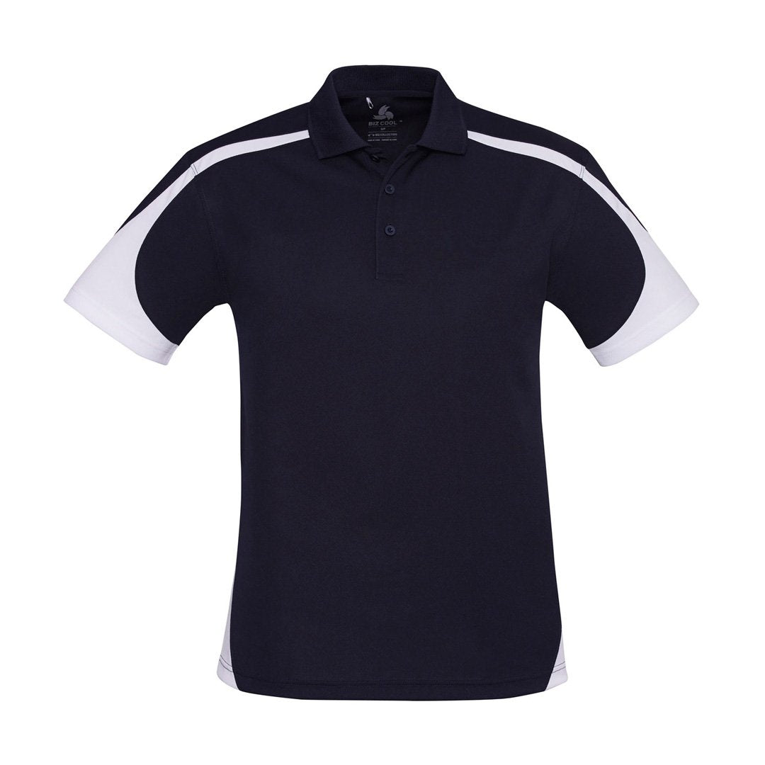 Biz Collection The Talon Polo | Mens | Short Sleeve Navy/White Shirts & Tops