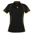 Biz Collection The Razor Polo | Ladies | Short Sleeve Black/Gold Shirts & Tops