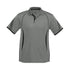 Biz Collection The Razor Polo | Mens | Short Sleeve Ash/Black Shirts & Tops