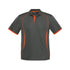 Biz Collection The Razor Polo | Mens | Short Sleeve Grey/Orange Shirts & Tops