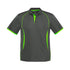 Biz Collection The Razor Polo | Mens | Short Sleeve Grey/Lime Shirts & Tops