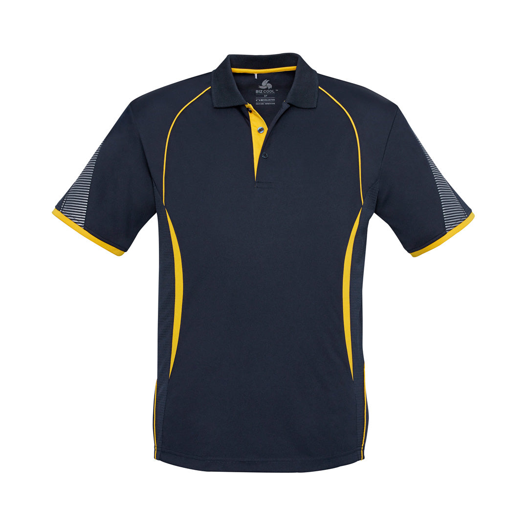 Biz Collection The Razor Polo | Kids | Short Sleeve Navy/Gold Shirts & Tops