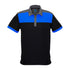 Biz Collection The Charger Polo | Mens | Short Sleeve Black/Royal/Grey Shirts & Tops