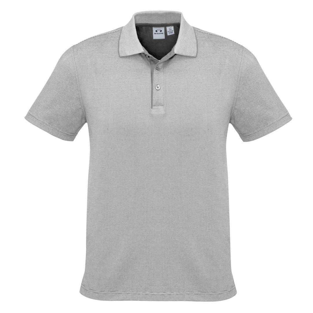 Biz Collection The Shadow Polo | Mens | Short Sleeve Silver Shirts & Tops