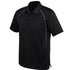 Biz Collection The Cyber Polo | Mens | Short Sleeve Black/Silver Shirts & Tops