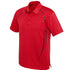 Biz Collection The Cyber Polo | Mens | Short Sleeve Red/Silver Shirts & Tops