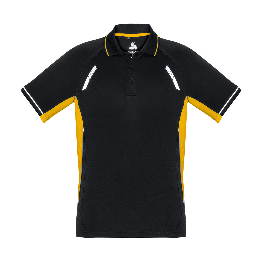 Biz Collection The Renegade Polo | Kids | Short Sleeve Black/Gold/Silver Shirts & Tops