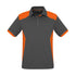 Biz Collection The Rival Polo | Mens | Short Sleeve Grey/Orange Shirts & Tops