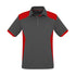 Biz Collection The Rival Polo | Mens | Short Sleeve Grey/Red Shirts & Tops