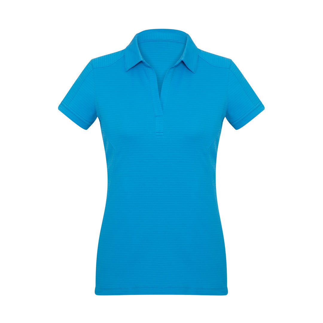 Biz Collection The Profile Polo | Ladies | Short Sleeve Cyan Shirts & Tops