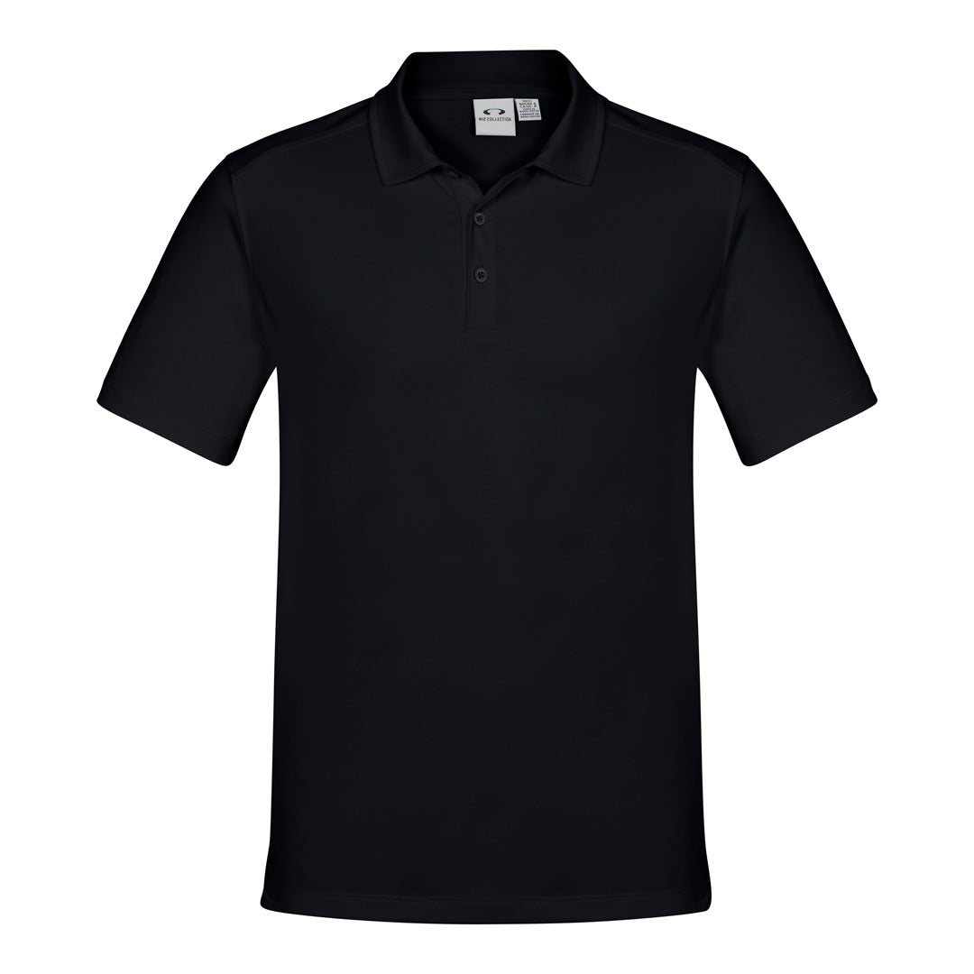 Biz Collection The Aero Polo | Mens | Short Sleeve Black Shirts & Tops
