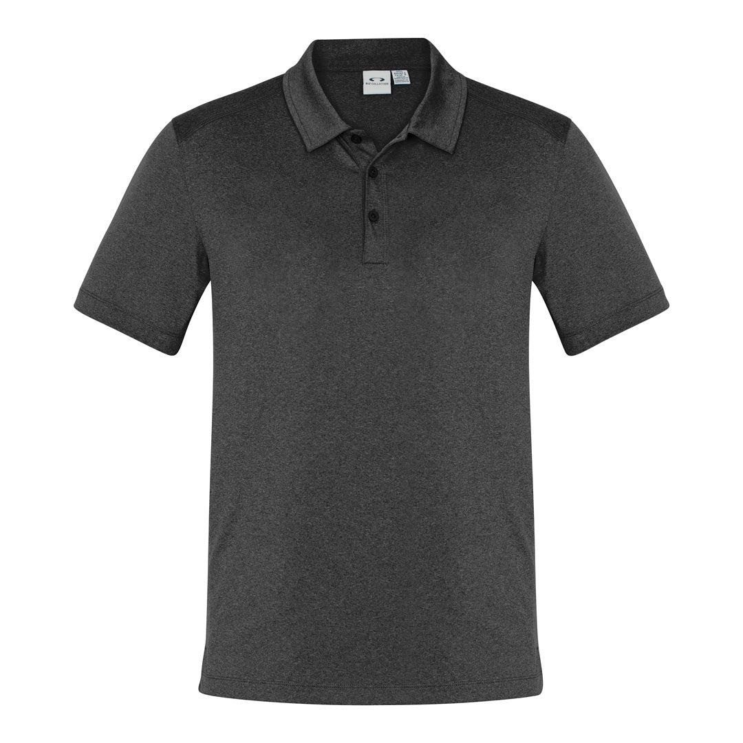 Biz Collection The Aero Polo | Mens | Short Sleeve Black Marle Shirts & Tops