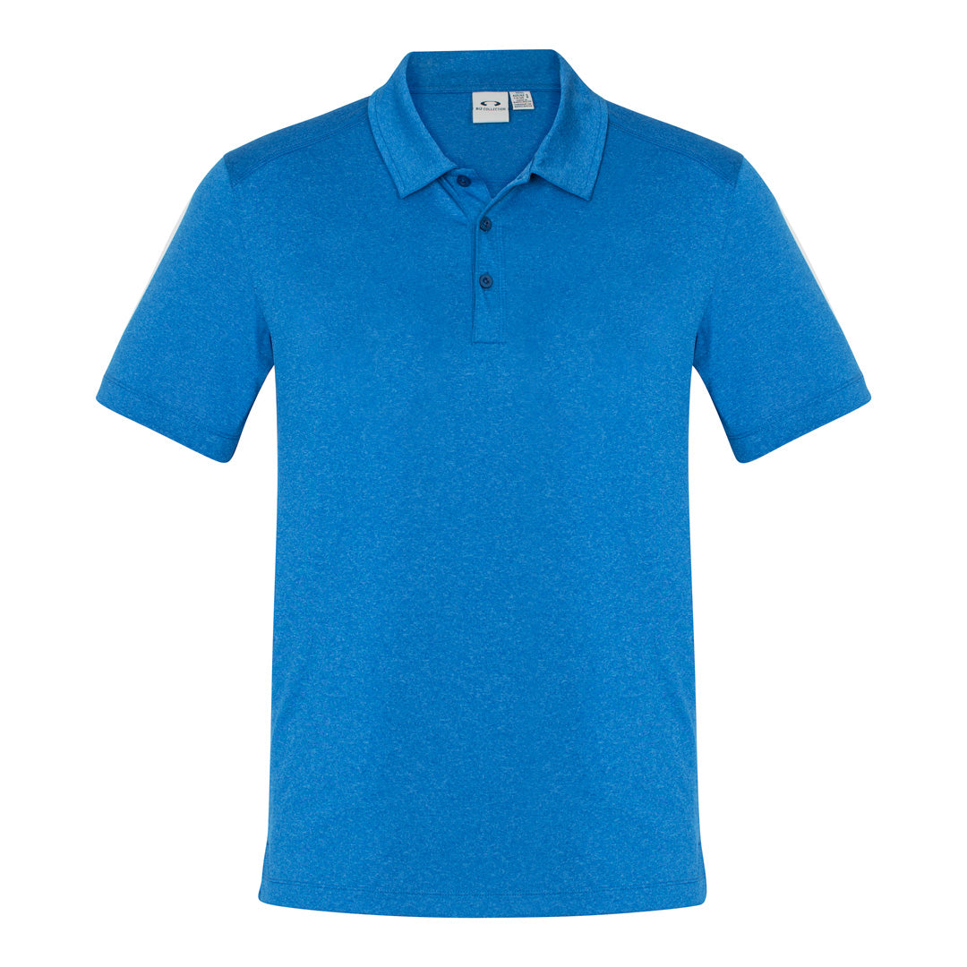 Biz Collection The Aero Polo | Mens | Short Sleeve Cyan Marle Shirts & Tops