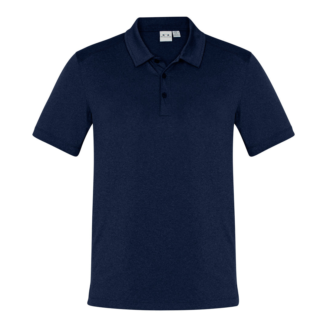 Biz Collection The Aero Polo | Mens | Short Sleeve Navy Marle Shirts & Tops