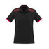 Biz Collection The Galaxy Polo | Ladies | Short Sleeve Black/Red Shirts & Tops