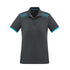 Biz Collection The Galaxy Polo | Ladies | Short Sleeve Grey/Cyan Shirts & Tops