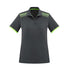 Biz Collection The Galaxy Polo | Ladies | Short Sleeve Grey/Lime Shirts & Tops