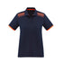 Biz Collection The Galaxy Polo | Ladies | Short Sleeve Navy/Orange Shirts & Tops