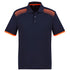 Biz Collection The Galaxy Polo | Mens | Short Sleeve Navy/Orange Shirts & Tops