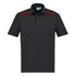 Biz Collection The Sonar Polo | Mens | Short Sleeve Black/Red Shirts & Tops