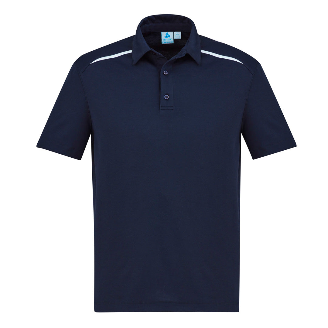 Biz Collection The Sonar Polo | Mens | Short Sleeve Navy/White Shirts & Tops