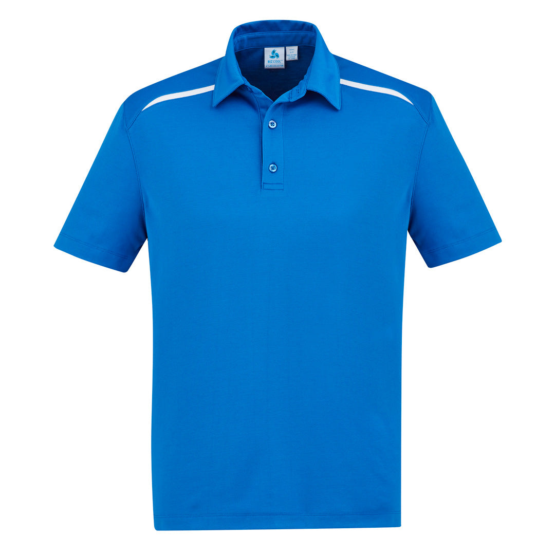 Biz Collection The Sonar Polo | Mens | Short Sleeve Royal/White Shirts & Tops