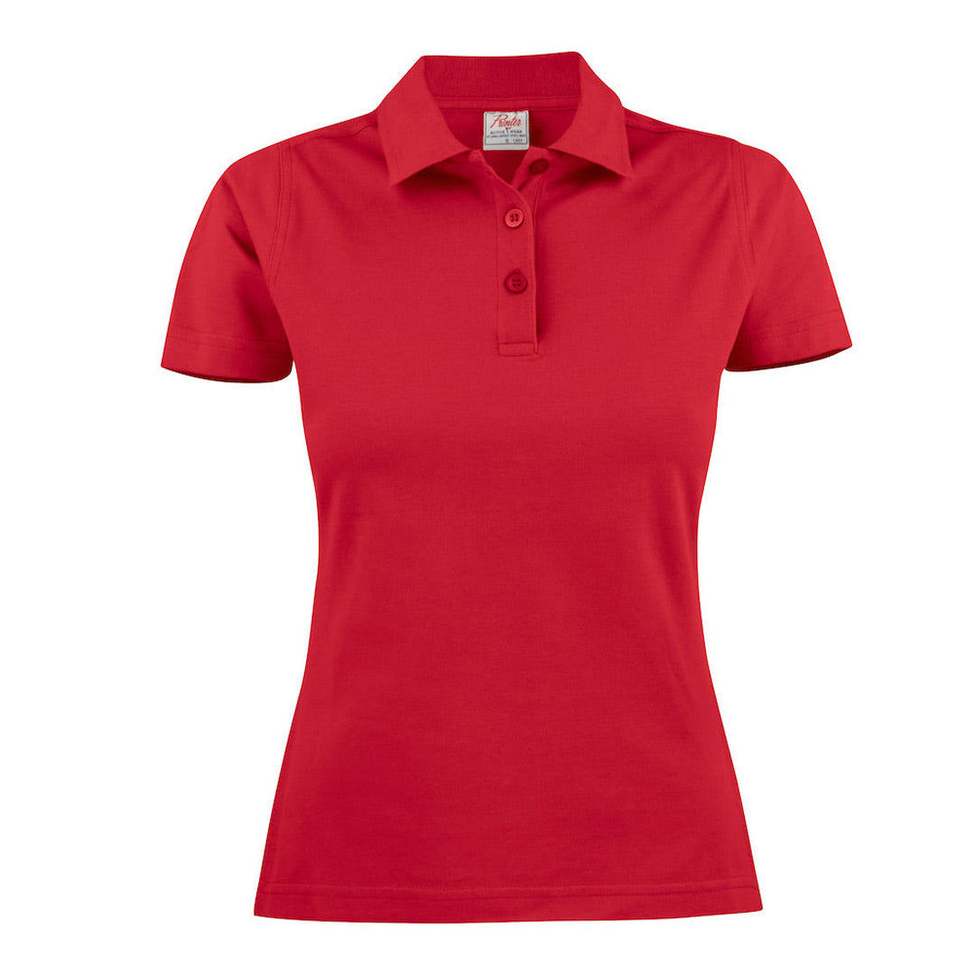 James Harvest The Surf RSX Polo | Ladies | Short Sleeve Red Shirts & Tops