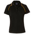 Winning Spirit The Champion Polo | Ladies | Short Sleeve Black/Gold Shirts & Tops