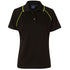 Winning Spirit The Champion Polo | Ladies | Short Sleeve Black/Lime Shirts & Tops