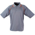 Winning Spirit The Champion Polo | Mens | Short Sleeve Charcoal/Orange Shirts & Tops