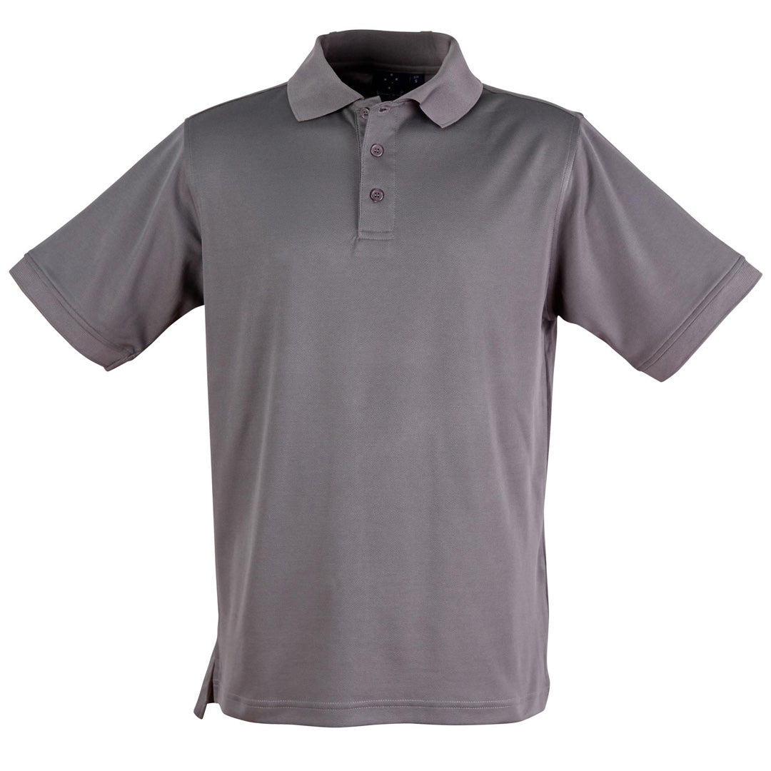 Winning Spirit The Victory Polo | Mens | Short Sleeve Steel Grey Shirts & Tops
