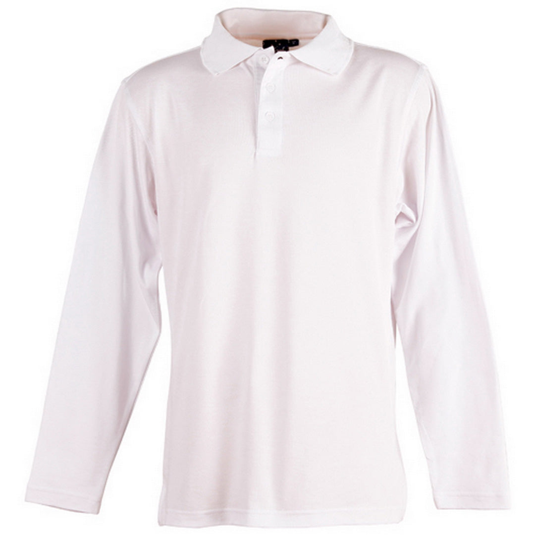 Winning Spirit The Victory Polo | Mens | Long Sleeve White Shirts & Tops