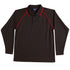 Winning Spirit The Champion Polo | Mens | Long Sleeve Black/Red Shirts & Tops