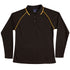Winning Spirit The Champion Polo | Ladies | Long Sleeve Black/Gold Shirts & Tops
