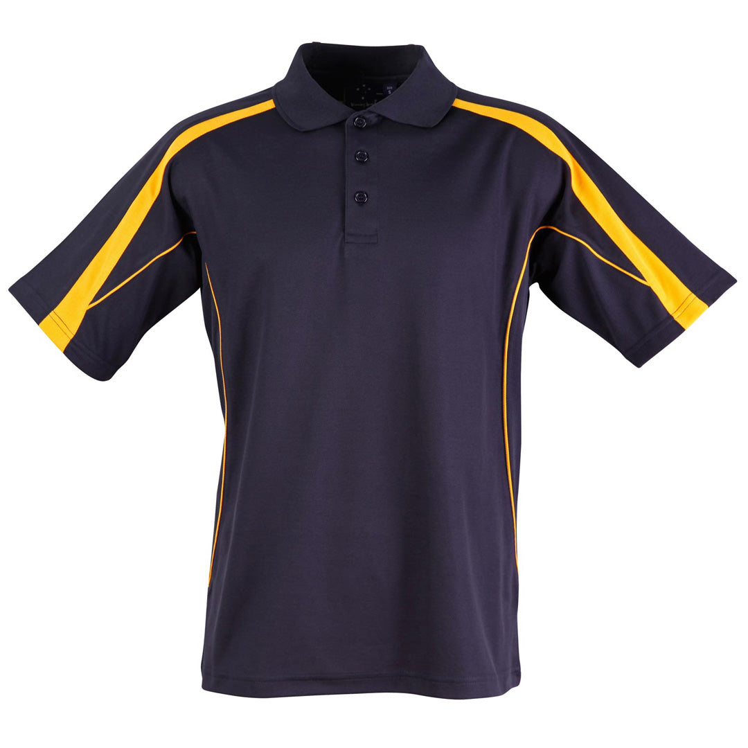 Winning Spirit The Legend Polo | Mens | Short Sleeve Navy/Gold Shirts & Tops
