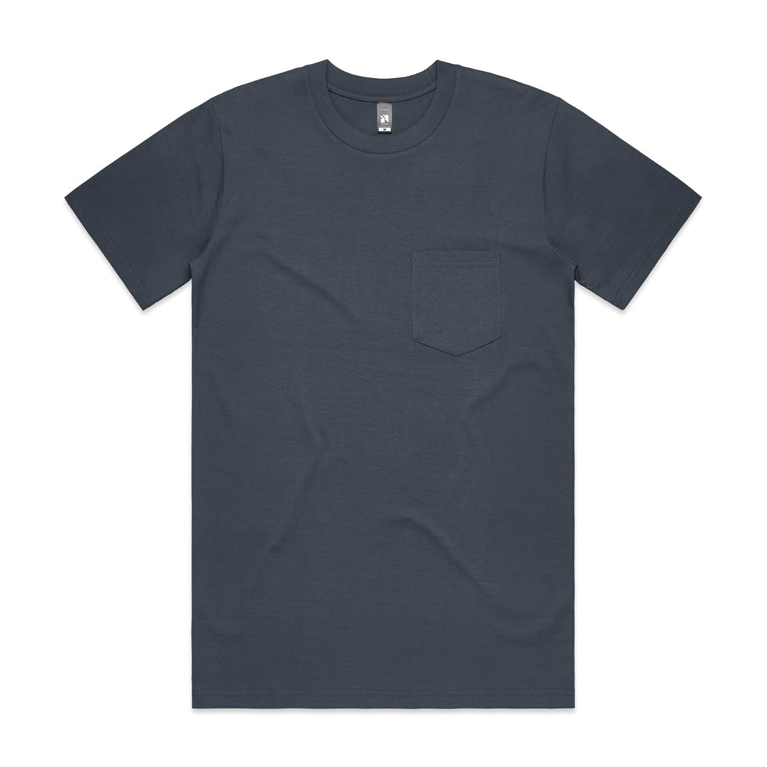 AS Colour The Classic Pocket Tee | Short Sleeve | Mens Petrol Blue Shirts & Tops