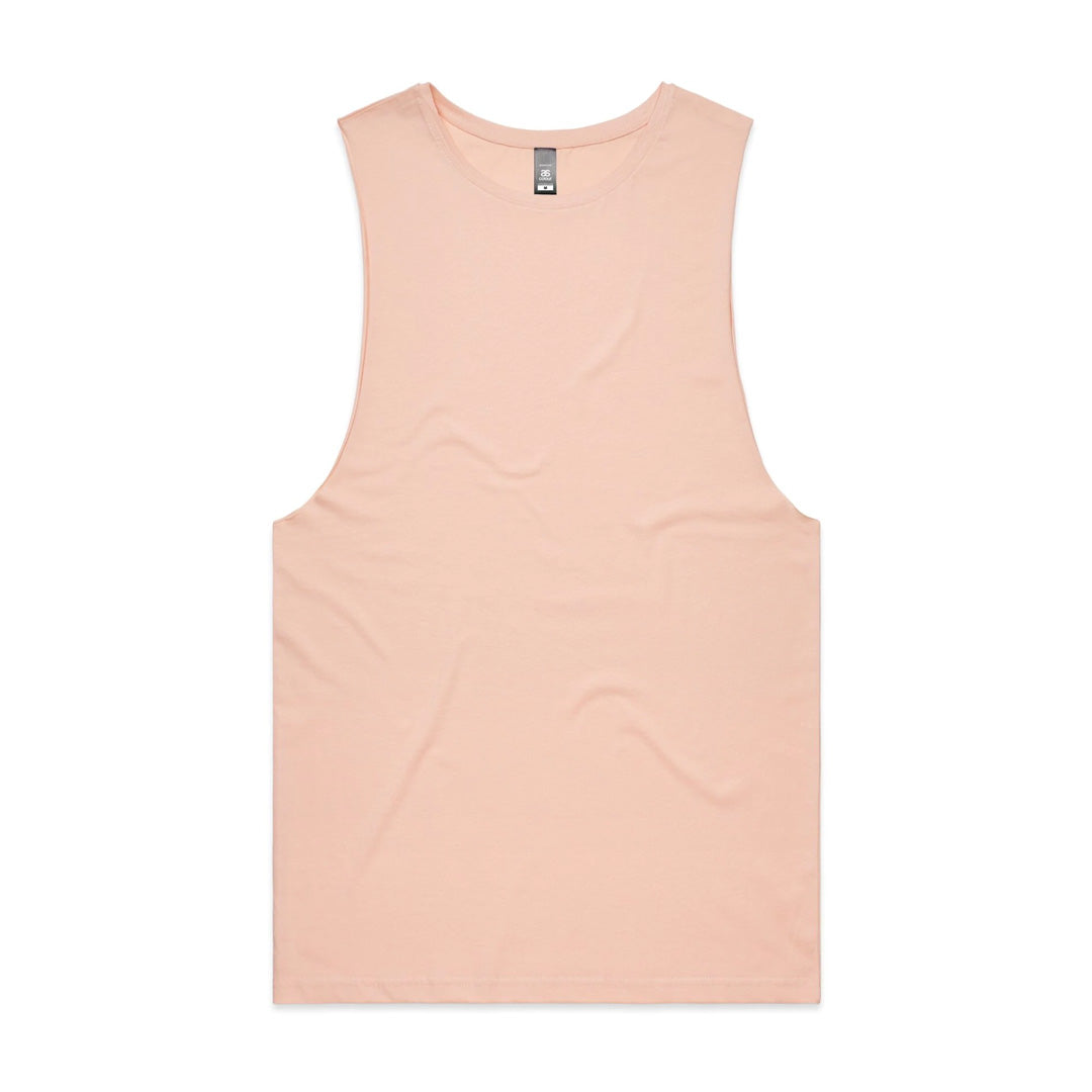 AS Colour The Barnard Tank | Mens Pale Pink Shirts & Tops