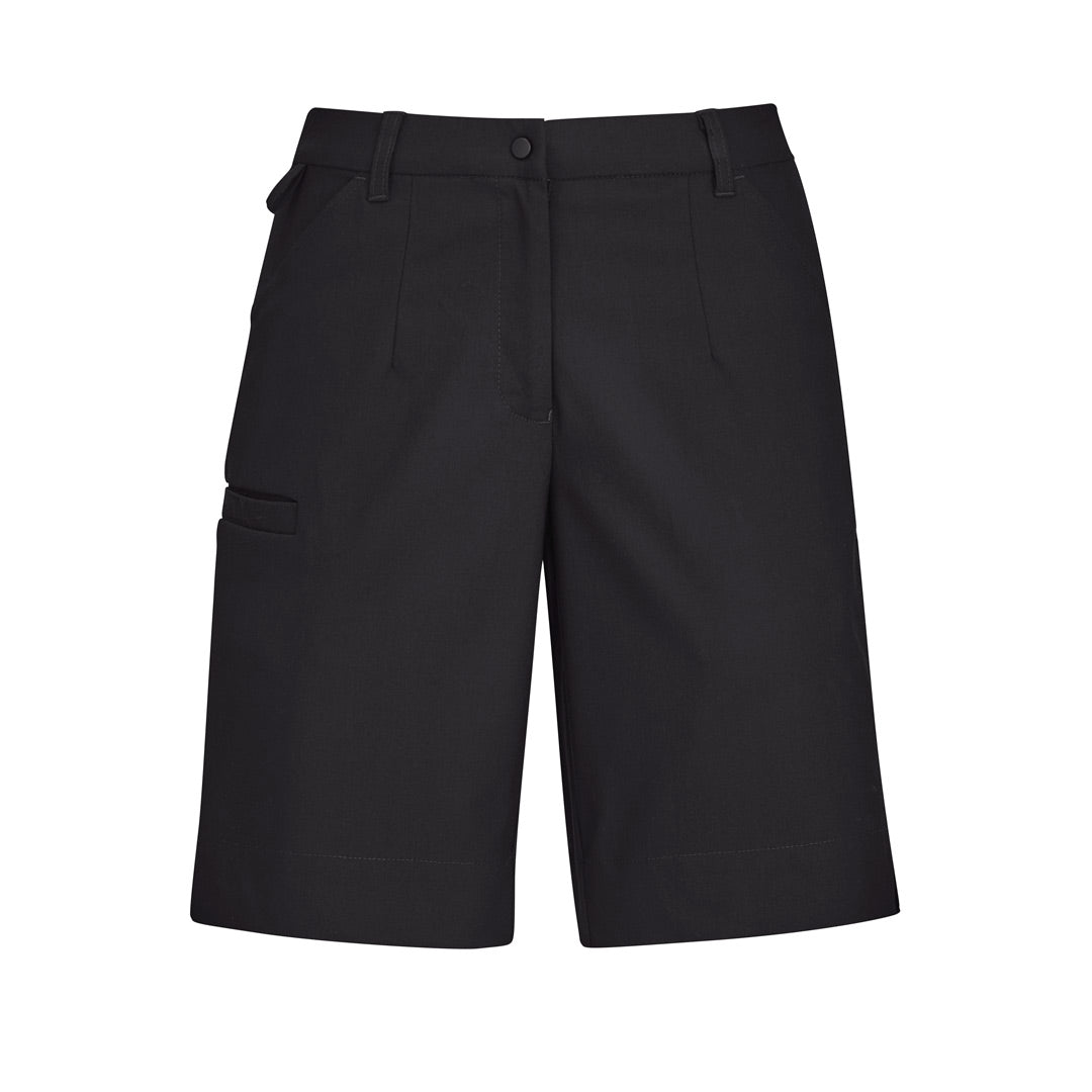 Biz Care The Cargo Short | Ladies Charcoal Shorts