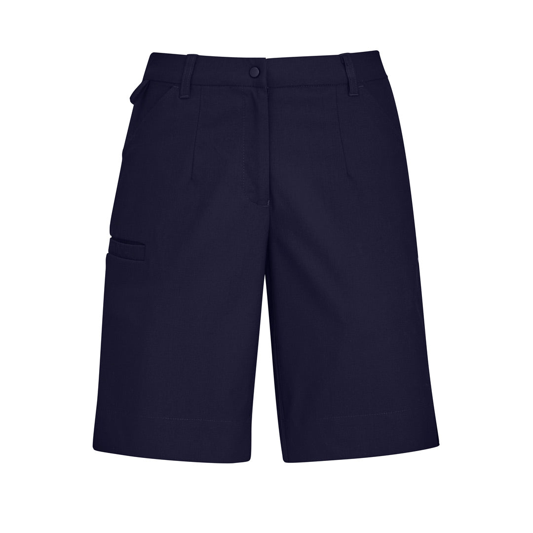 Biz Care The Cargo Short | Ladies Navy Shorts