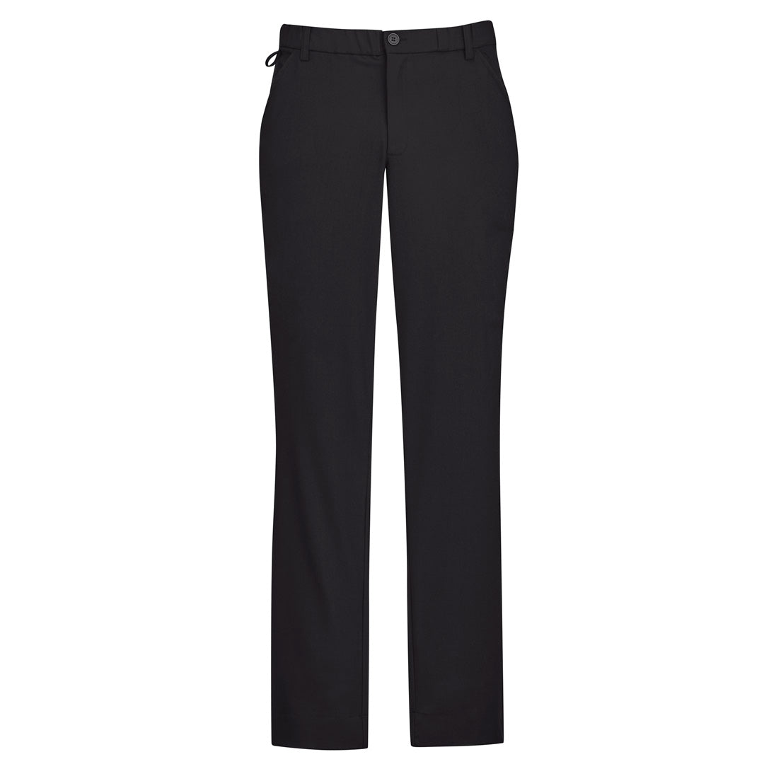 Biz Care The Comfort Waist Flat Front Pant | Mens Charcoal Pants