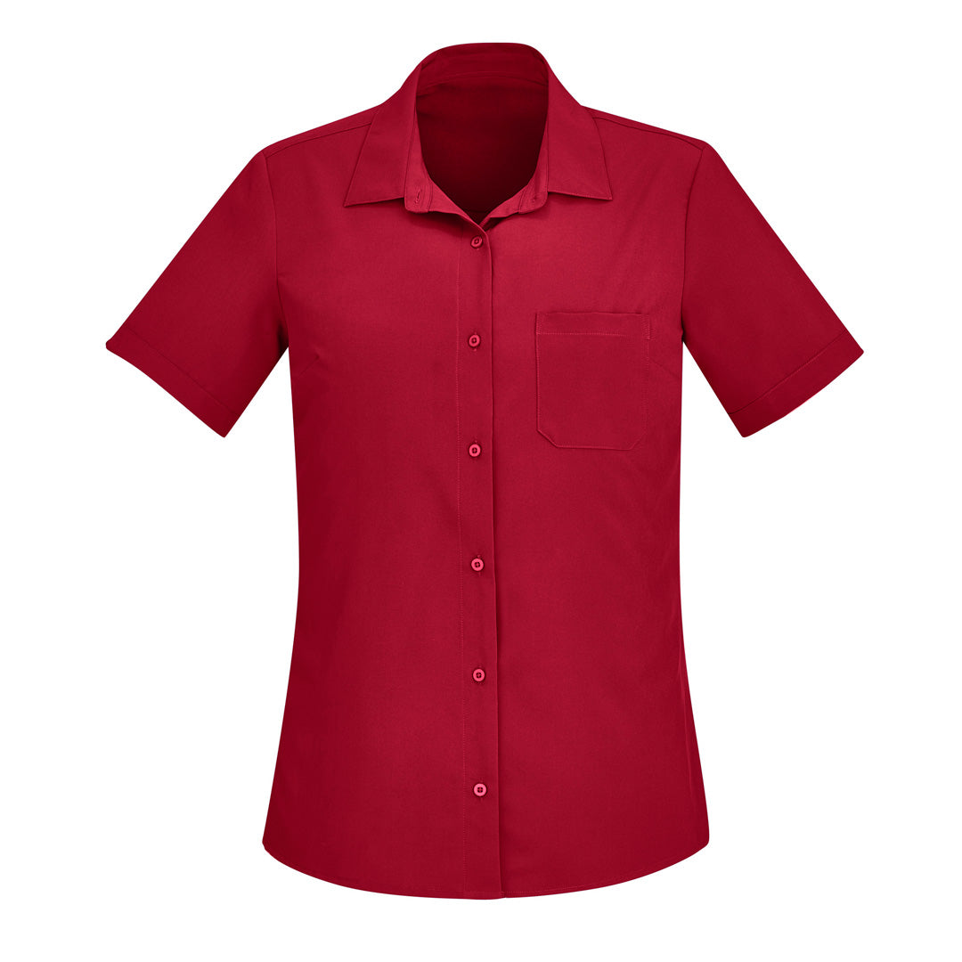 Biz Care The Florence Shirt | Ladies | Short Sleeve Cherry Shirts & Tops
