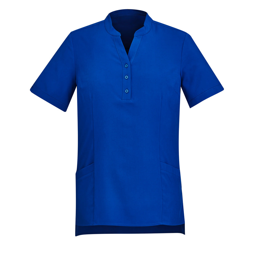 Biz Care The Florence Tunic | Ladies Electric Blue Shirts & Tops