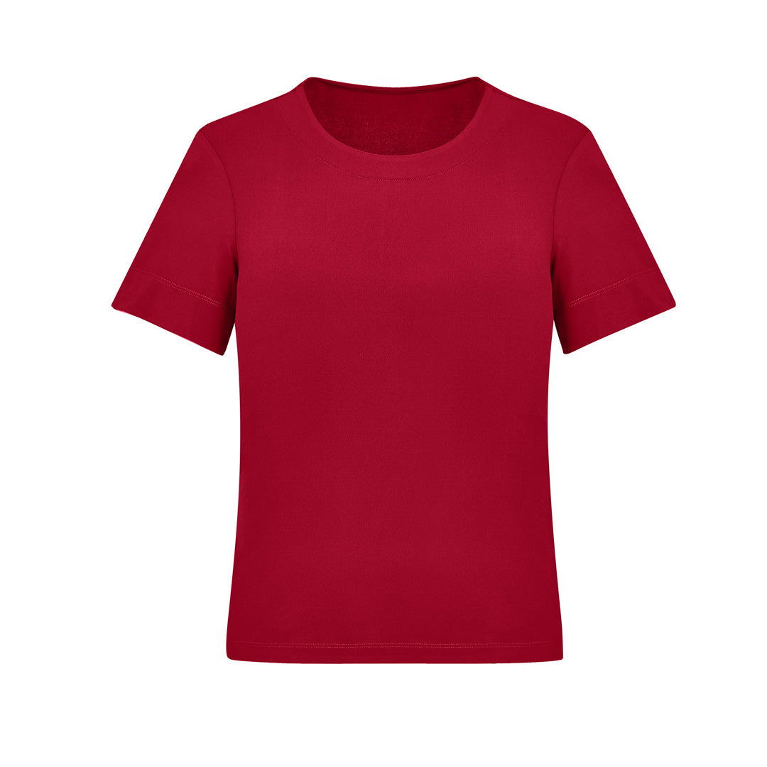 Biz Care The Marley Jersey Top | Ladies | Short Sleeve Cherry Shirts & Tops